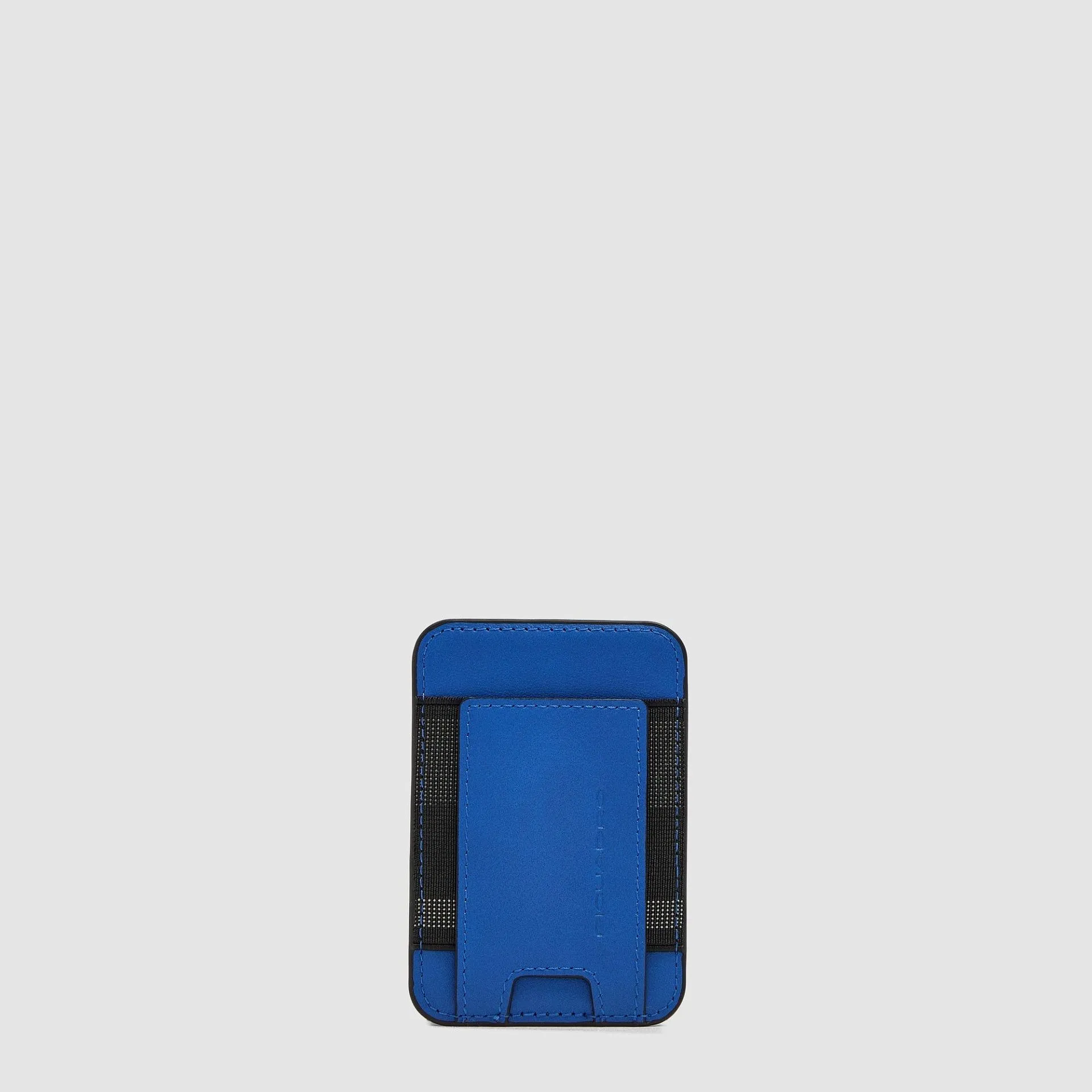 Кардхолдер MagSafe из кожи с RFID-защитой Piquadro PP7285S145R/BLU, синийphoto0