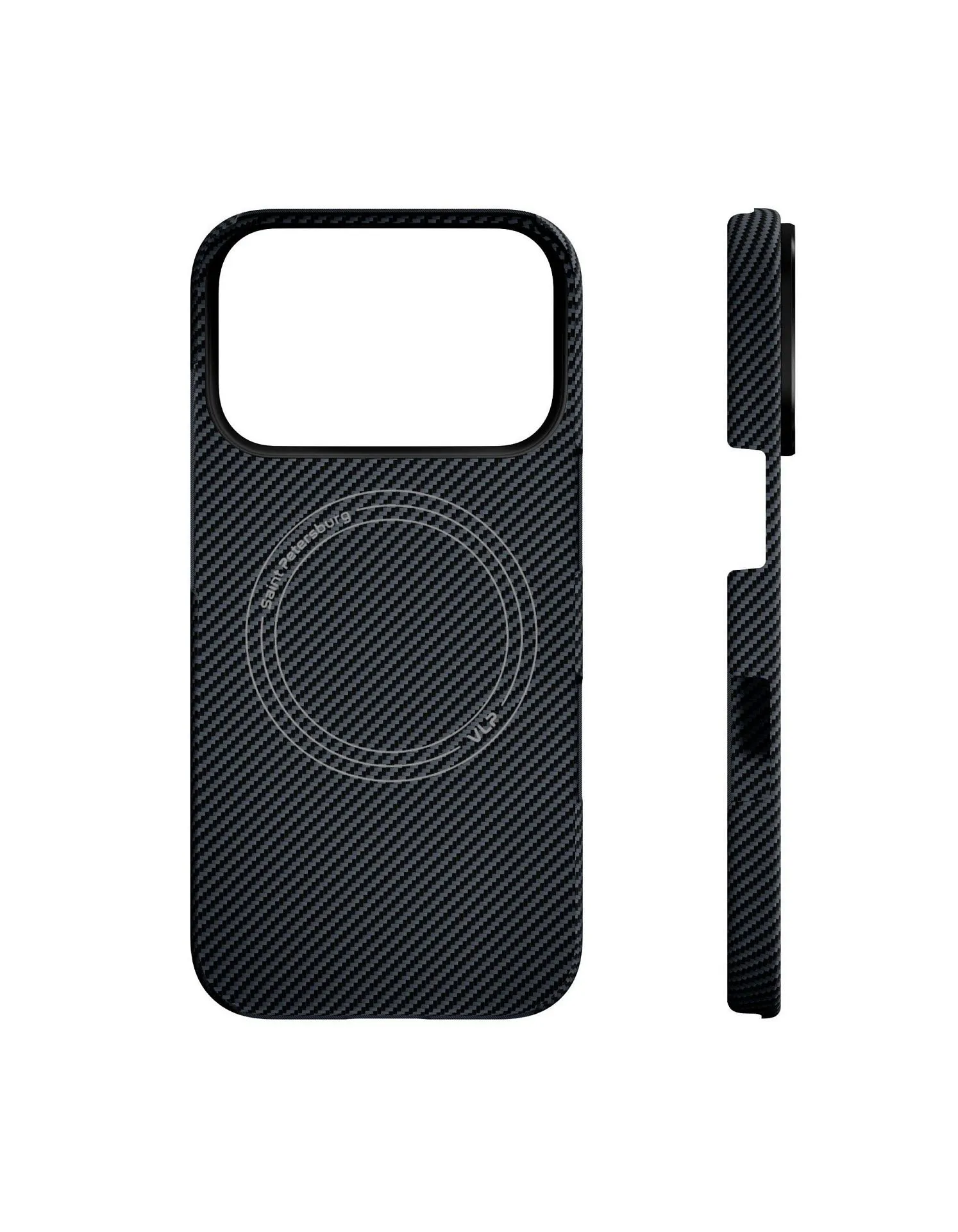 Чехол защитный VLP Kevlar Case с MagSafe для iPhone 18 Pro, синийphoto8