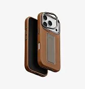Чехол UNIQ Heldro Pro для iPhone 17 Pro, коричневый (Caramel)