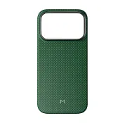 Чехол Magssory Aramid Frame Case для iPhone 18 Pro, пиксельный зеленый