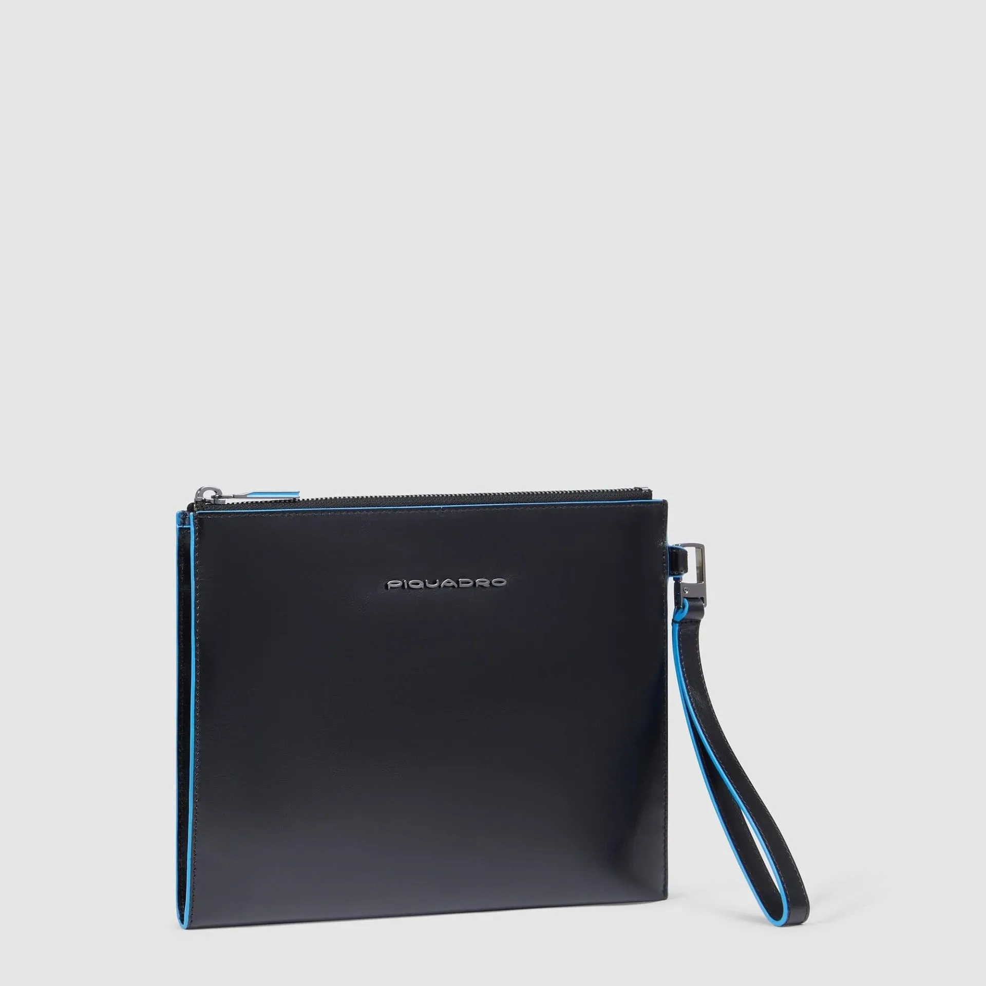 Кожаный клатч для iPad mini с карманом для AirPods Piquadro AC6509B2/N, чёрныйphoto1