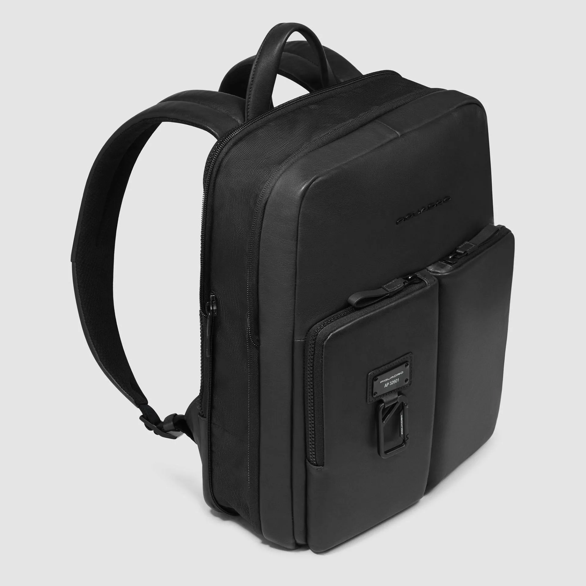 Расширяемый кожаный рюкзак для ноутбука 14" Piquadro CA6311AP/N, чёрныйphoto3