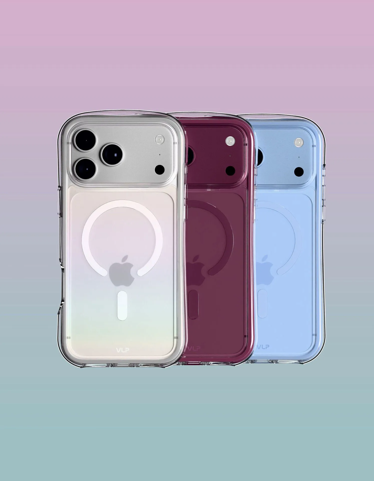 Чехол защитный VLP Bubble Case с MagSafe для iPhone 18 Pro Max, перламутрphoto4