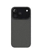 Чехол защитный VLP Kevlar Case с MagSafe для iPhone 18 Pro, черный