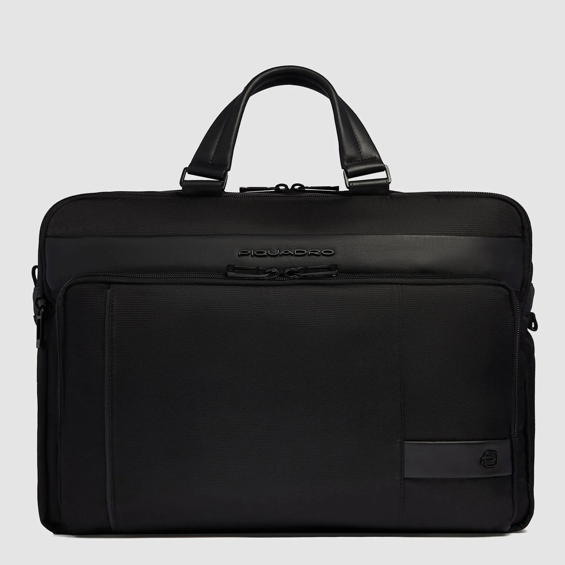 Сумка для ноутбука 15,6" Fast Check, кожа и текстиль Piquadro CA6637W129/N, чёрныйphoto0