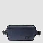 Мужская поясная сумка из кожи с защитой RFID Piquadro CA6204W137/BLU, синий