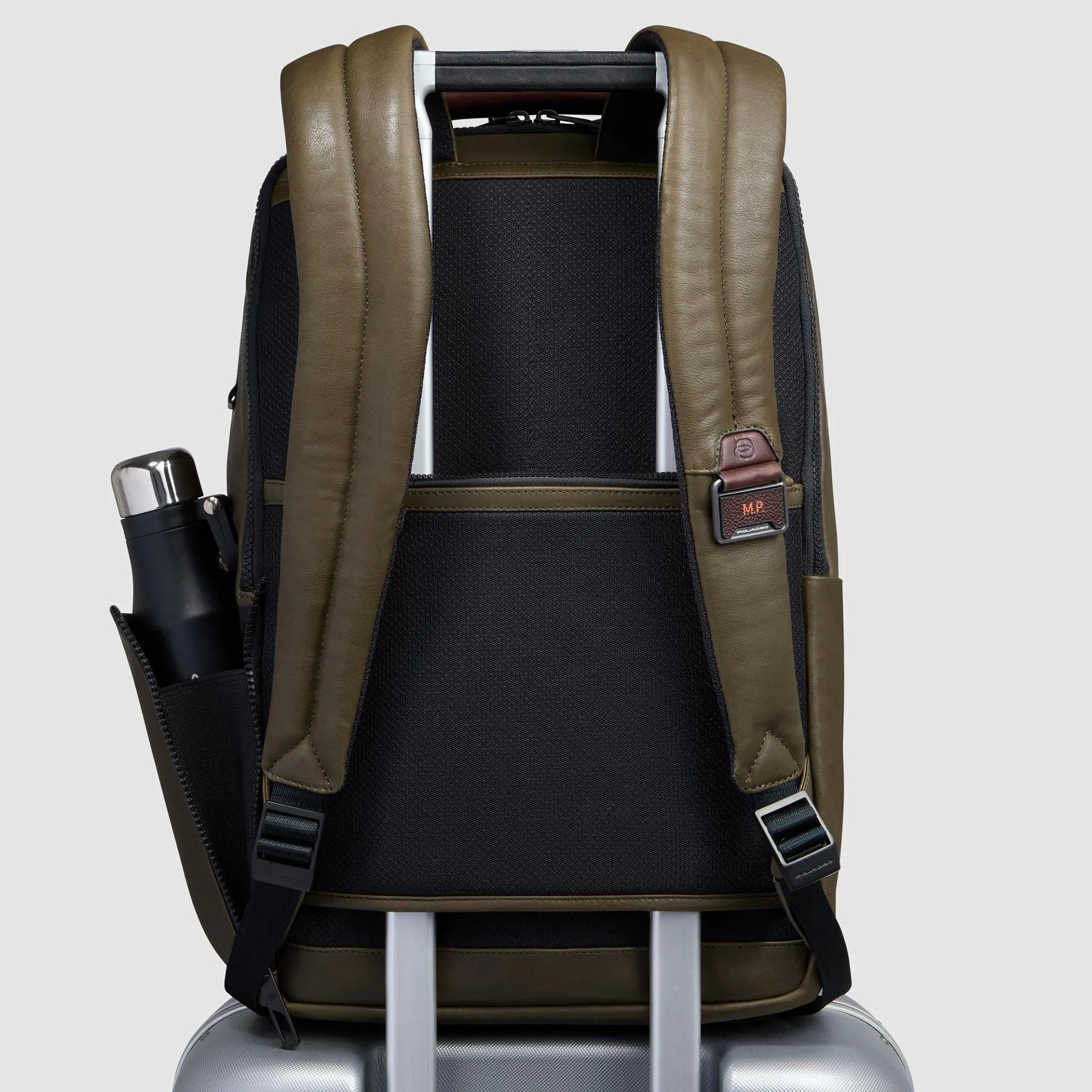 Кожаный рюкзак для ноутбука 15,6" Harper Piquadro CA6645AP/VETM, зелёныйphoto2