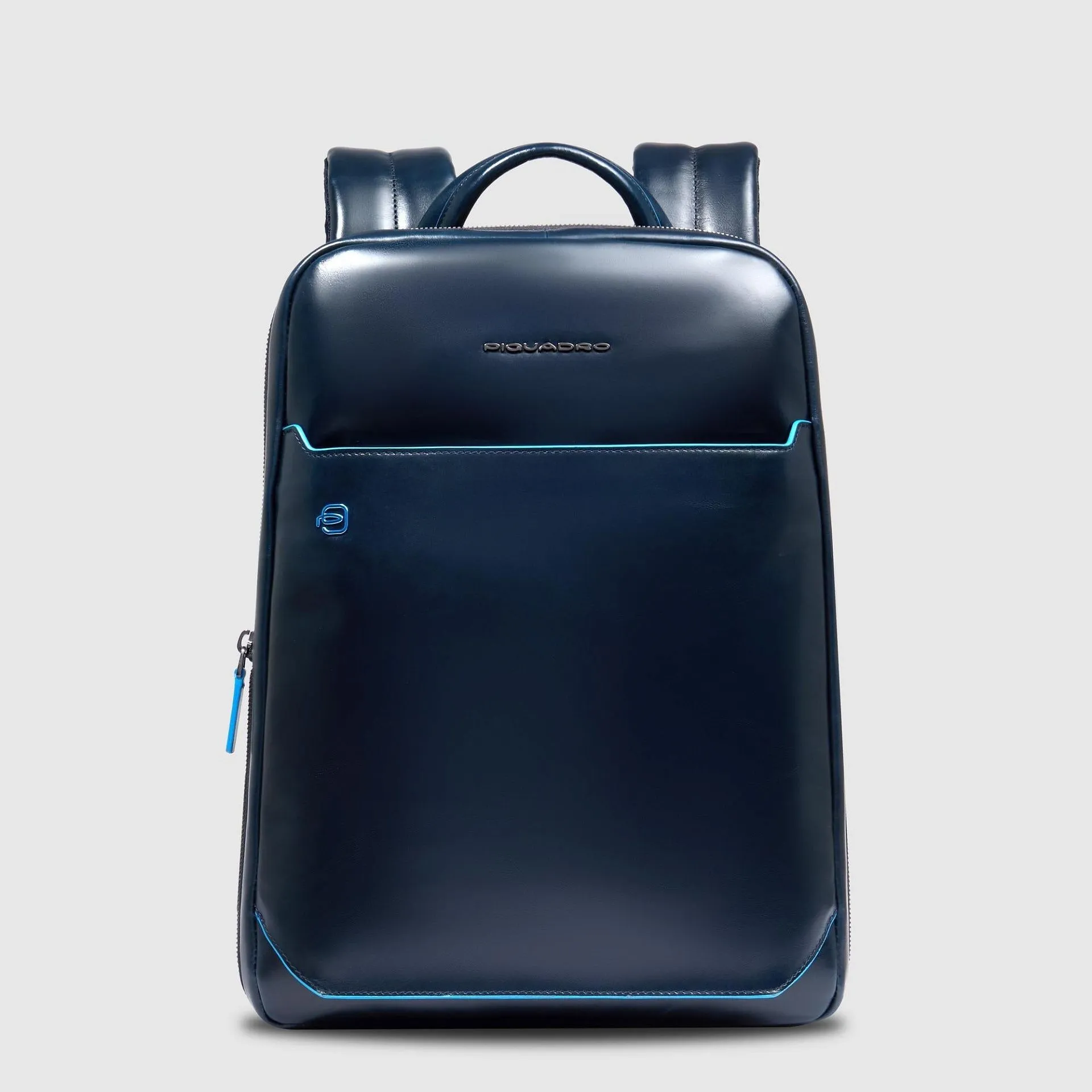 Кожаный рюкзак для ноутбука 14" с RFID-защитой Piquadro CA6311B2/BLU2, синийphoto0