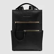Женский кожаный рюкзак для ноутбука 14" Piquadro CA6772W140/N, чёрный