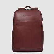 Кожаный рюкзак для ноутбука 14" с противокражным тросом Piquadro CA6501B3/CU, коричневый