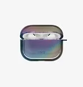 Чехол UNIQ Iridescia для AirPods Pro (2nd Gen) / AirPods Pro (1st Gen), голографический темный (midnight quartz)