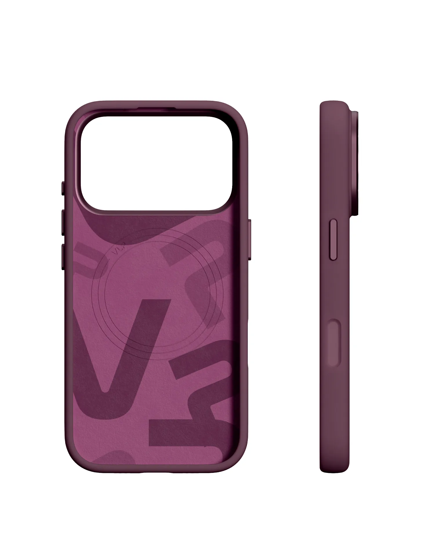 Чехол защитный VLP Aster Pro Case с MagSafe для iPhone 18 Pro, темно-вишневыйphoto4