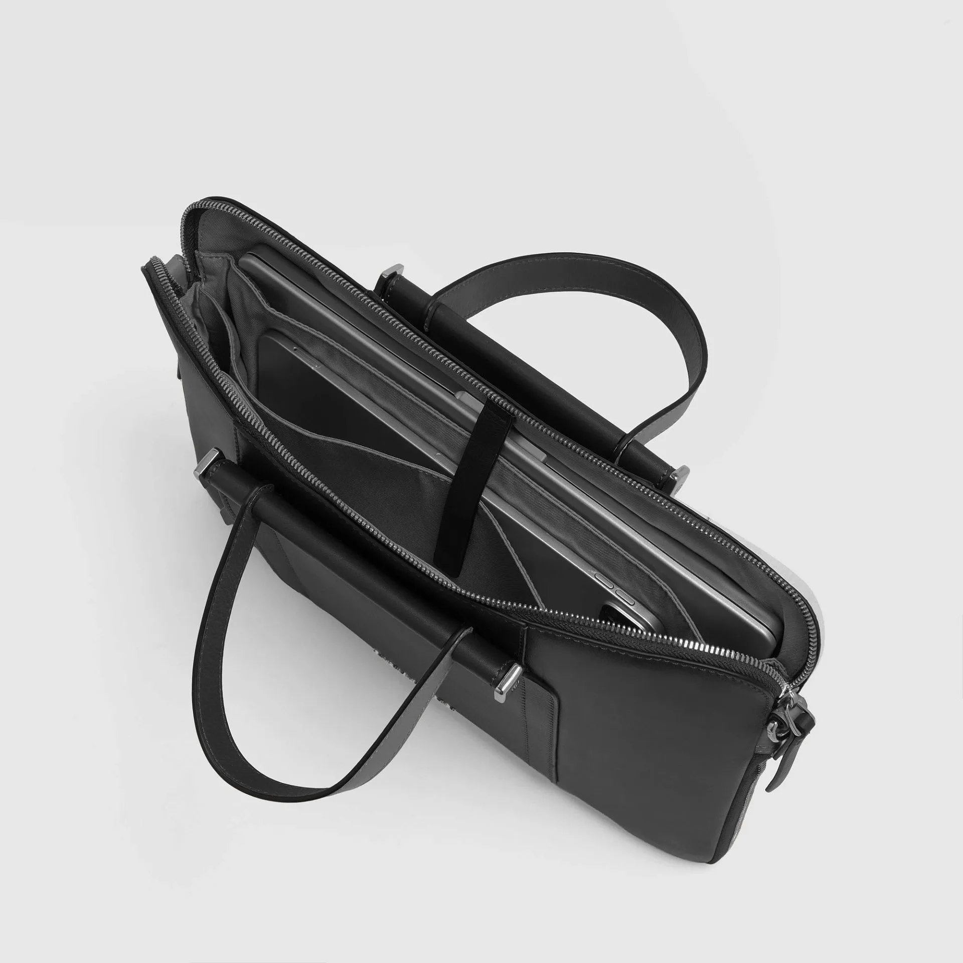 Женская сумка для ноутбука 14" с расширением объёма Piquadro CA6698W92/N, чёрныйphoto3