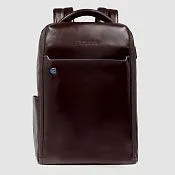 Кожаный рюкзак для ноутбука 14" с защитой RFID Piquadro CA6858B2/MO, коричневый