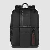 Рюкзак для ноутбука 14" из переработанной ткани Piquadro CA3214BR2/N, чёрный