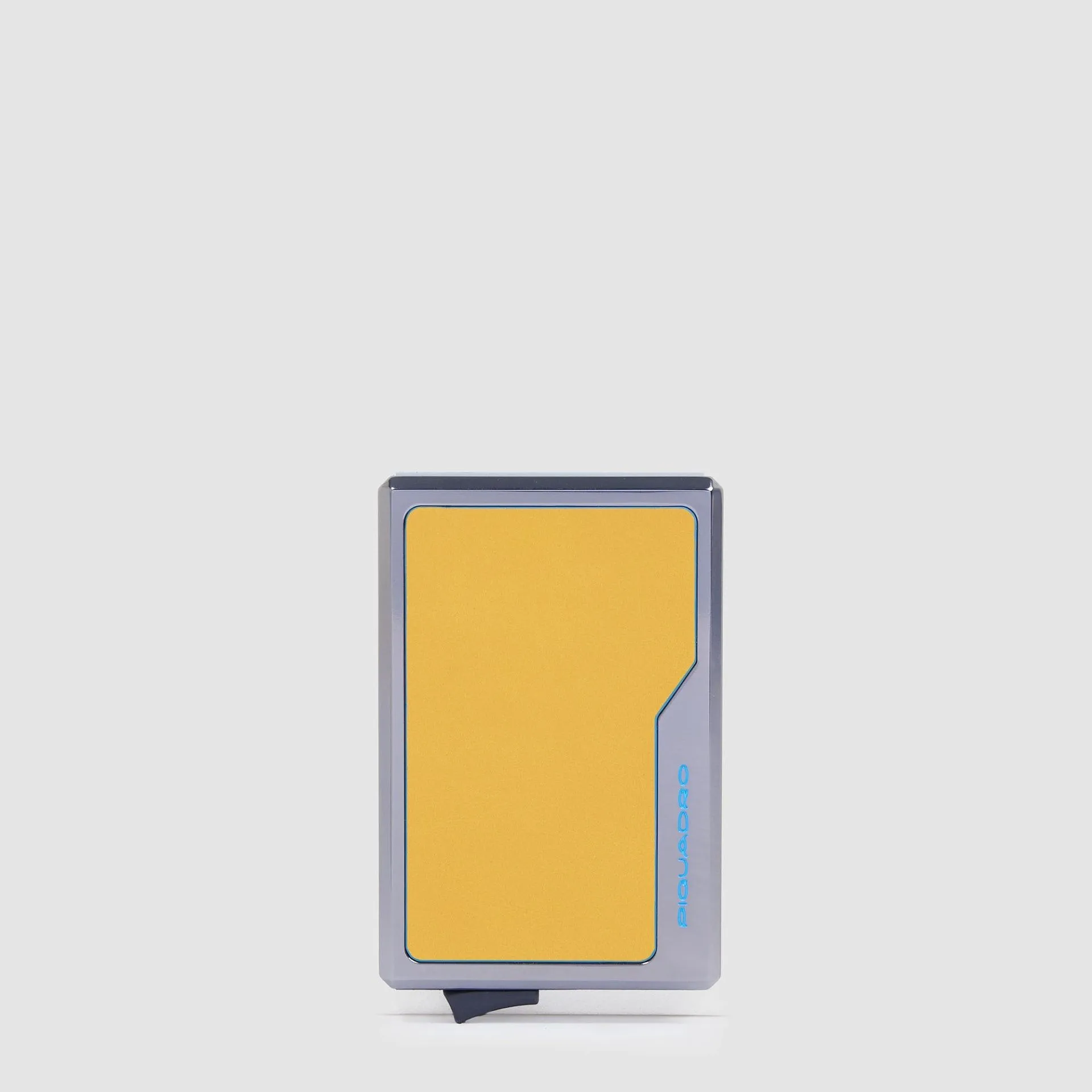 Кардхолдер MagSafe из алюминия и кожи, RFID-защита Piquadro PP7072B2R/G, жёлтыйphoto0