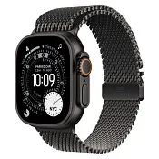 Apple Watch Ultra 3, 49 мм корпус из титана цвета Черный титан, браслет миланская петля