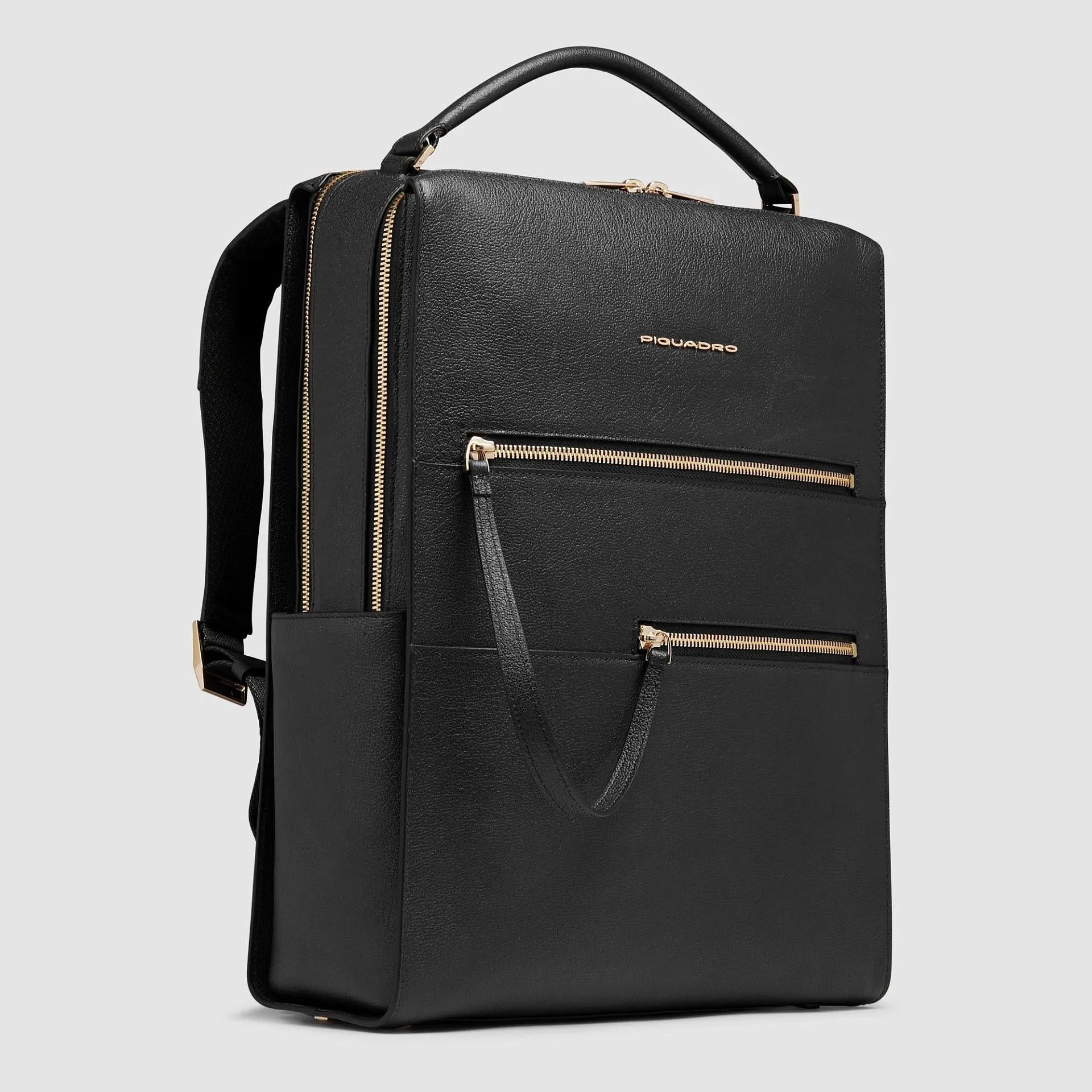 Женский рюкзак для ноутбука 15,6" из кожи Piquadro CA6839W140BM/N, чёрныйphoto1