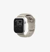 Ремешок UNIQ Alton для Apple Watch 42/41/40 мм, бежевый (Light Sand)