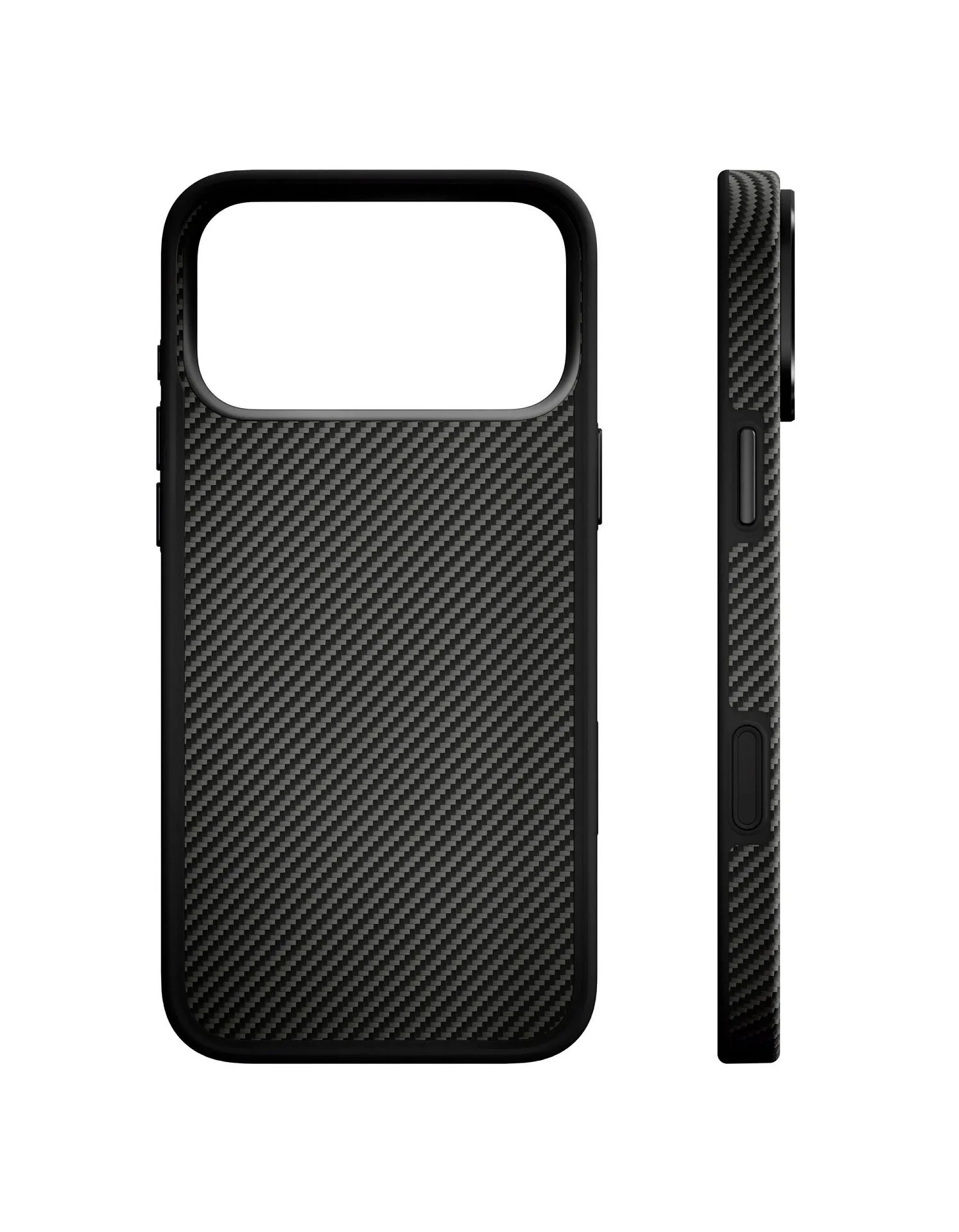 Чехол защитный VLP Kevlar Hybrid Case с MagSafe для iPhone 18 Pro Max, черныйphoto5