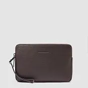 Мужской кожаный клатч с RFID-защитой Piquadro AC3944B3R/TM, коричневый