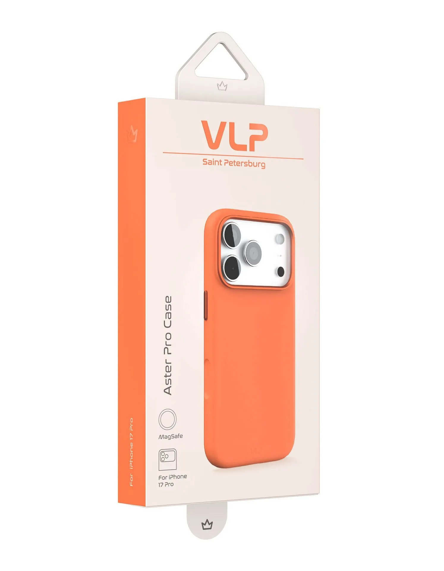 Чехол защитный VLP Aster Pro Case с MagSafe для iPhone 17 Pro, оранжевыйphoto5
