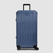 Большой жёсткий чемодан на 4 колёсах из поликарбоната Piquadro BV5213POP/AV, синий