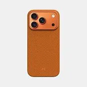 Magssory Aramid Frame Case for iPhone 17 Pro Pixel Orange