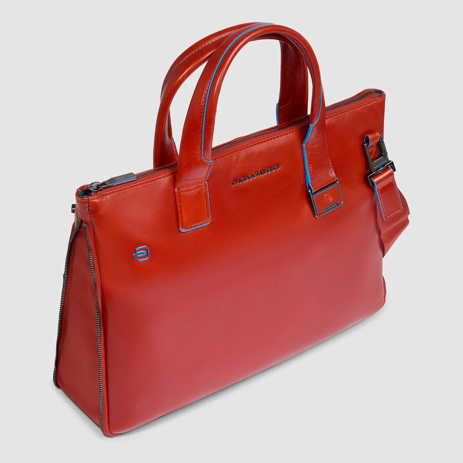 Тонкая кожаная сумка для ноутбука 14" Piquadro CA6857B2/CU4, коричневыйphoto3