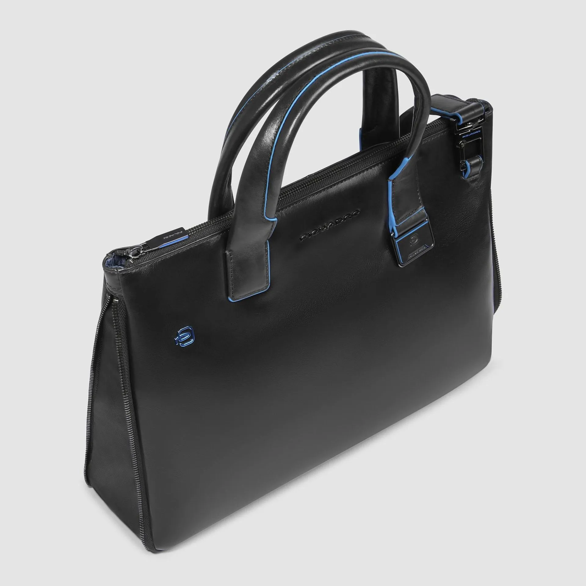 Тонкая кожаная сумка для ноутбука 14" Piquadro CA6857B2/N, чёрныйphoto4