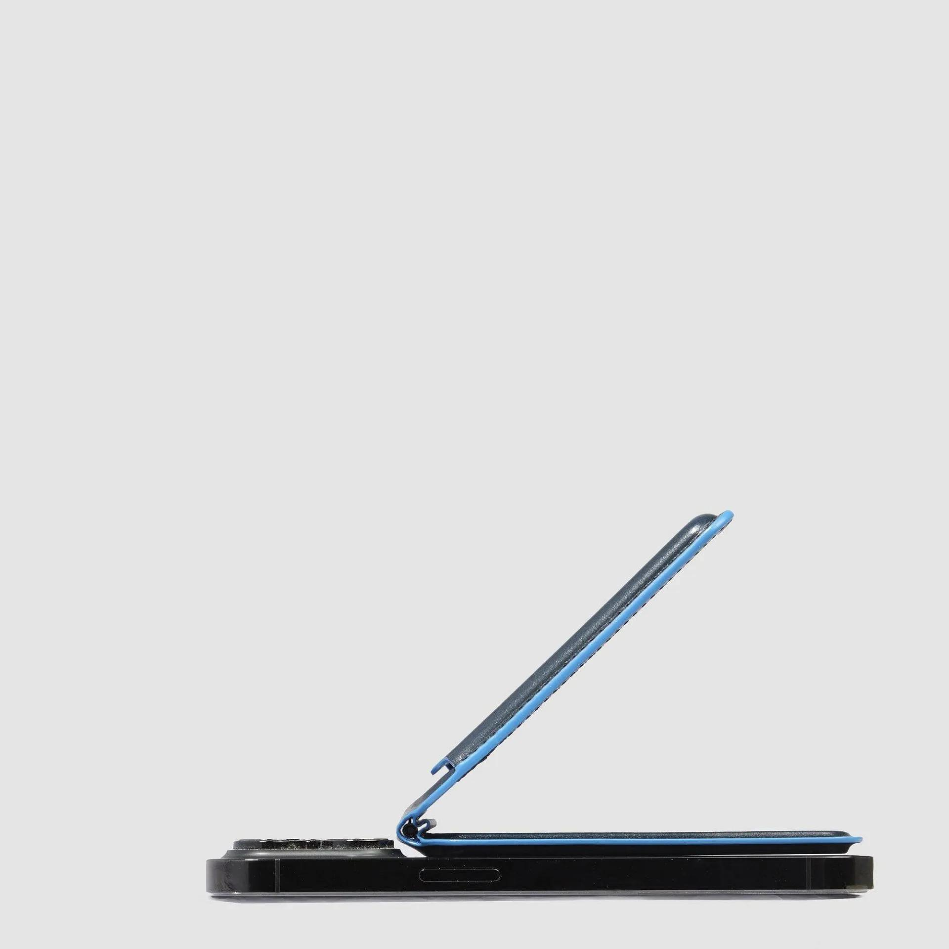 Кожаный картхолдер MagSafe с трекером Find My Piquadro AC6717B2/BLU2, синийphoto5