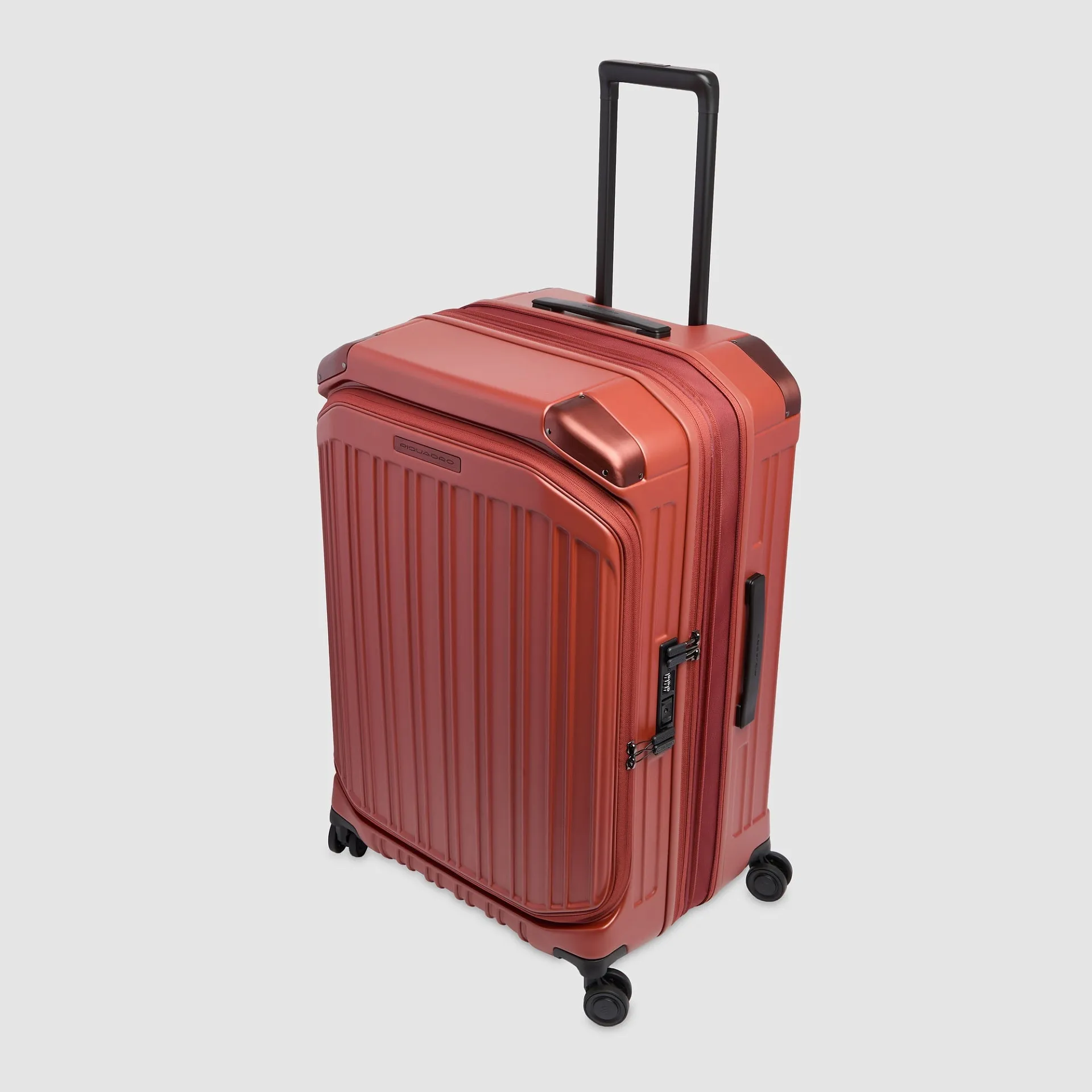 Расширяемый чемодан на 4 колёсах с двойным доступом Piquadro BV7246PQL/CUO, коричневыйphoto6