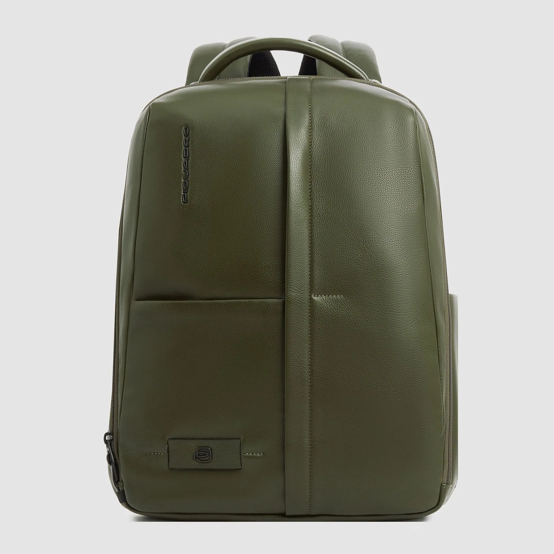Кожаный рюкзак для ноутбука 14" с RFID-защитой Piquadro CA6766W137/VE2, зелёныйphoto0