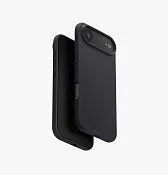 Чехол UNIQ Lino для iPhone Air, черный (Charcoal Grey)