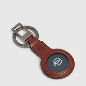 Кожаный брелок для ключей с отсеком под Bluetooth-трекер Piquadro AC7077B3/CU, коричневый