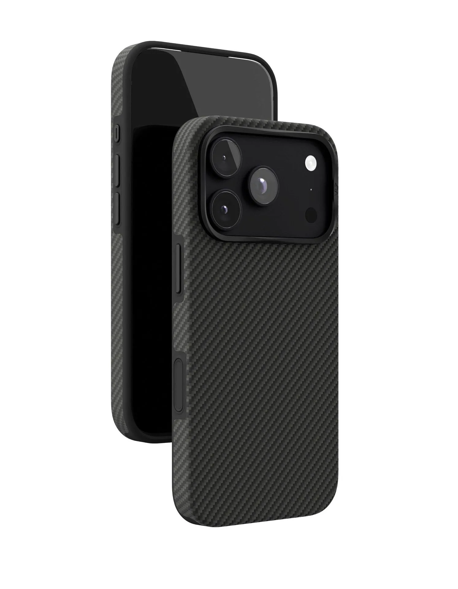 Чехол защитный VLP Kevlar Hybrid Case с MagSafe для iPhone 18 Pro, черныйphoto4