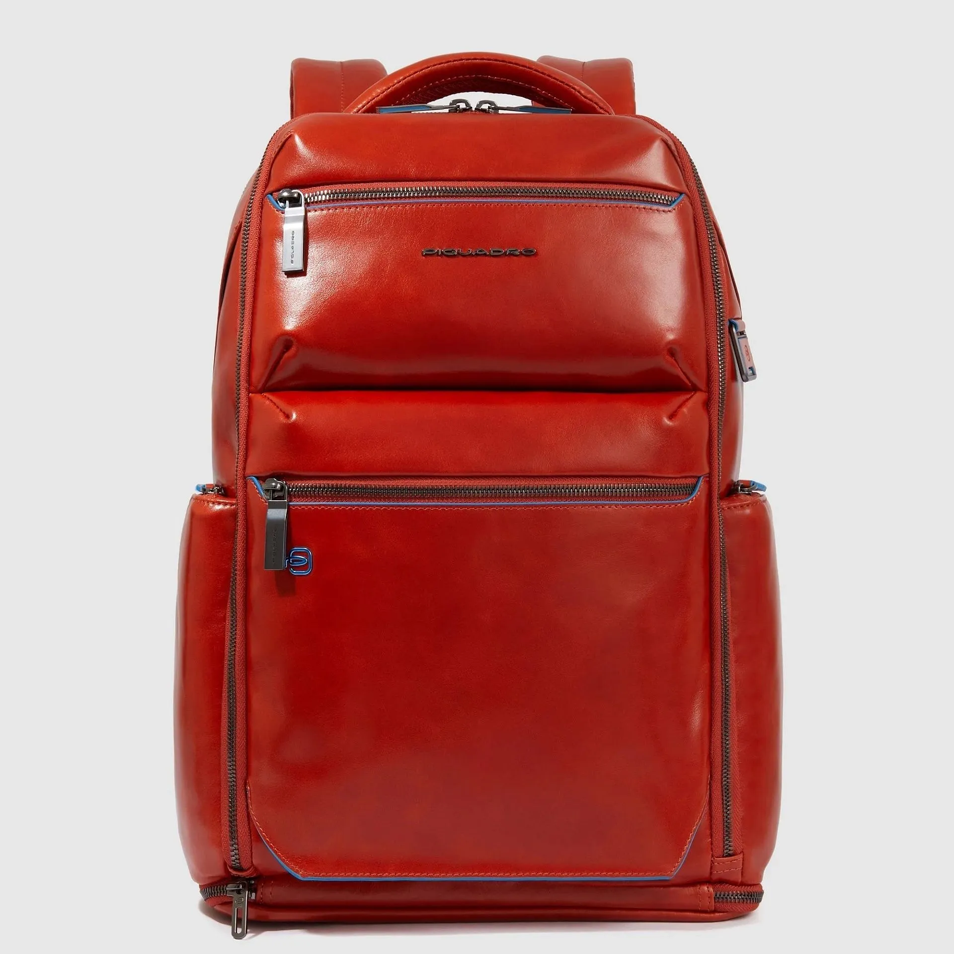 Кожаный рюкзак для ноутбука 15,6" со стальным тросом Piquadro CA6592B2BM/CU4, коричневыйphoto0