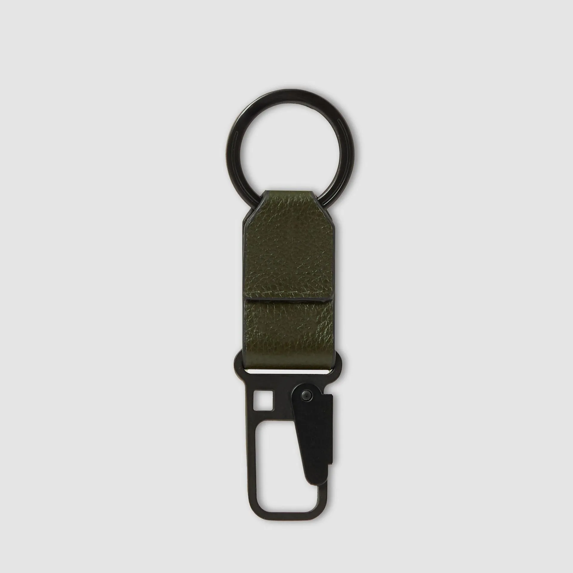 Кожаный брелок для ключей с карабином Russel Piquadro PC6846W137/VE2, зелёныйphoto1