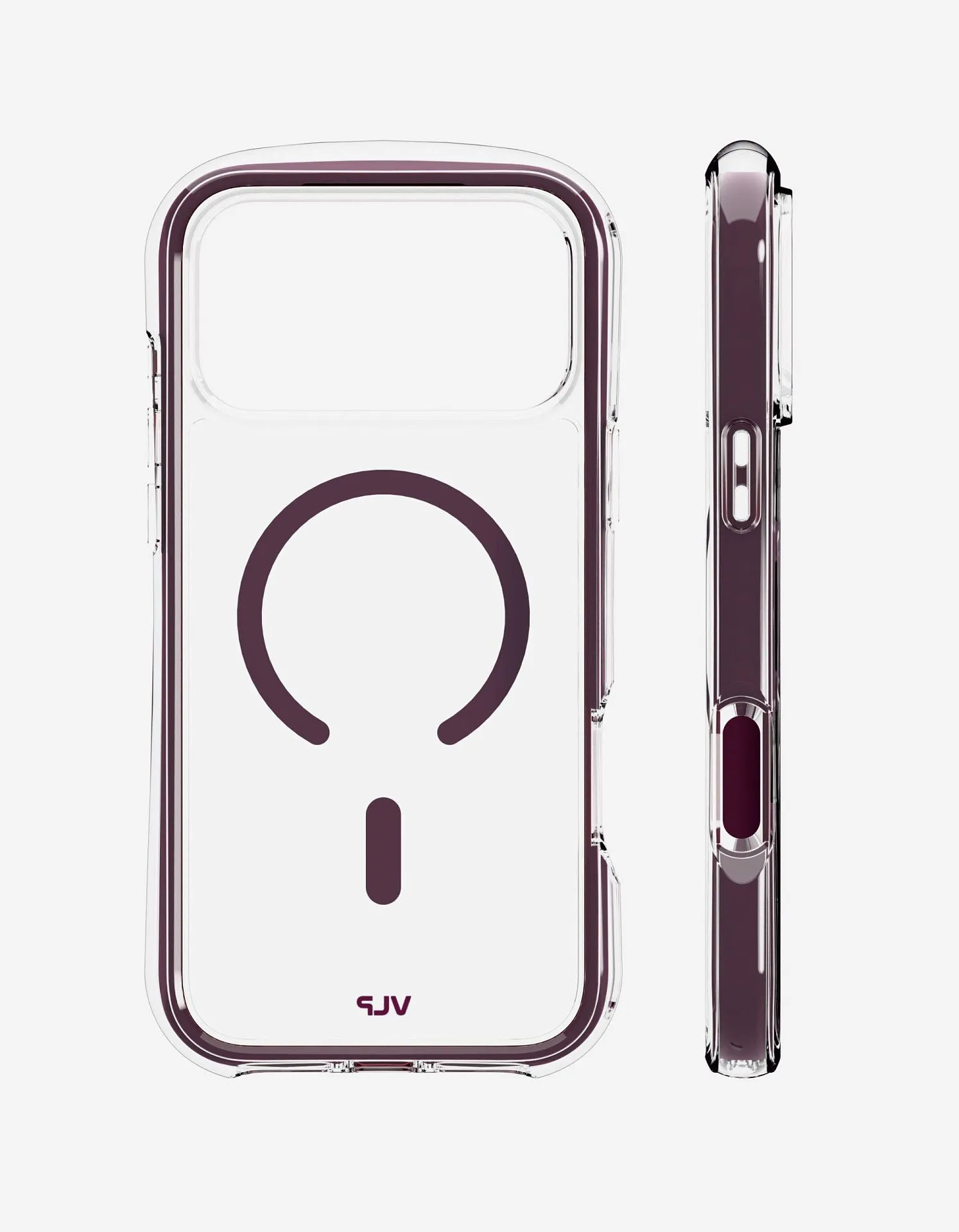 Чехол защитный VLP Bubble Case с MagSafe для iPhone 18 Pro, темно-вишневыйphoto6