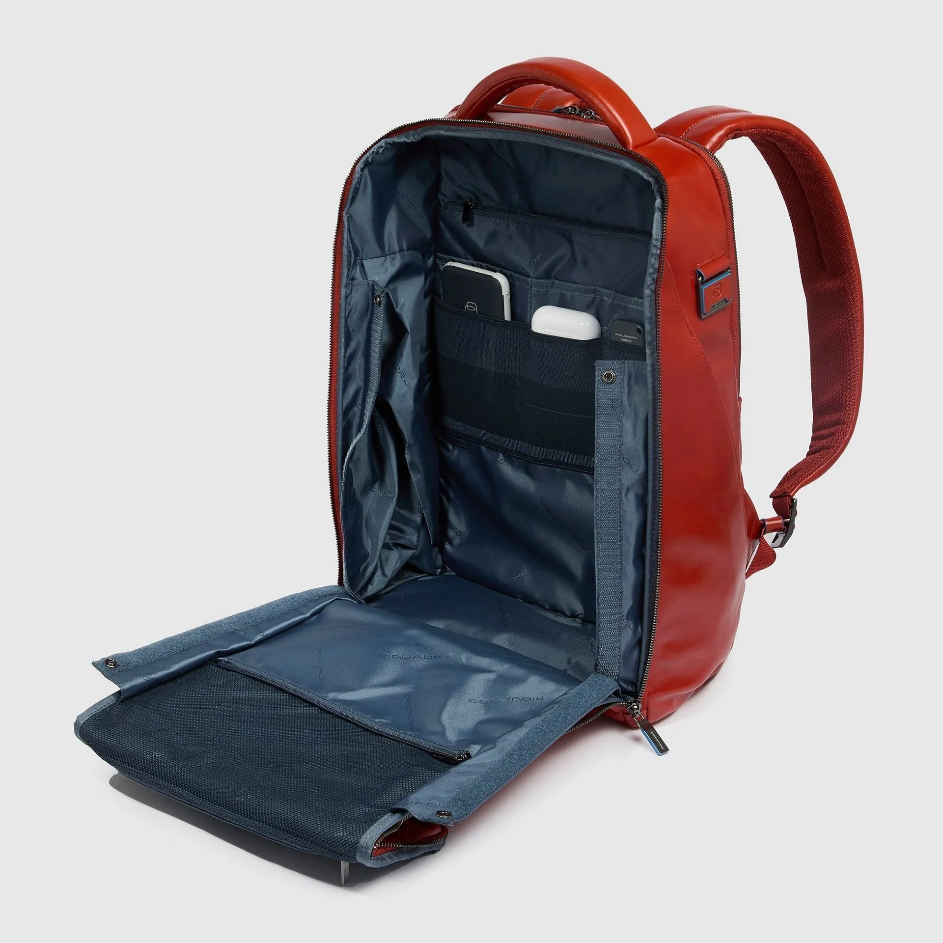 Кожаный рюкзак для ноутбука 14" с RFID-защитой Piquadro CA6591B2/BLU2, синийphoto7
