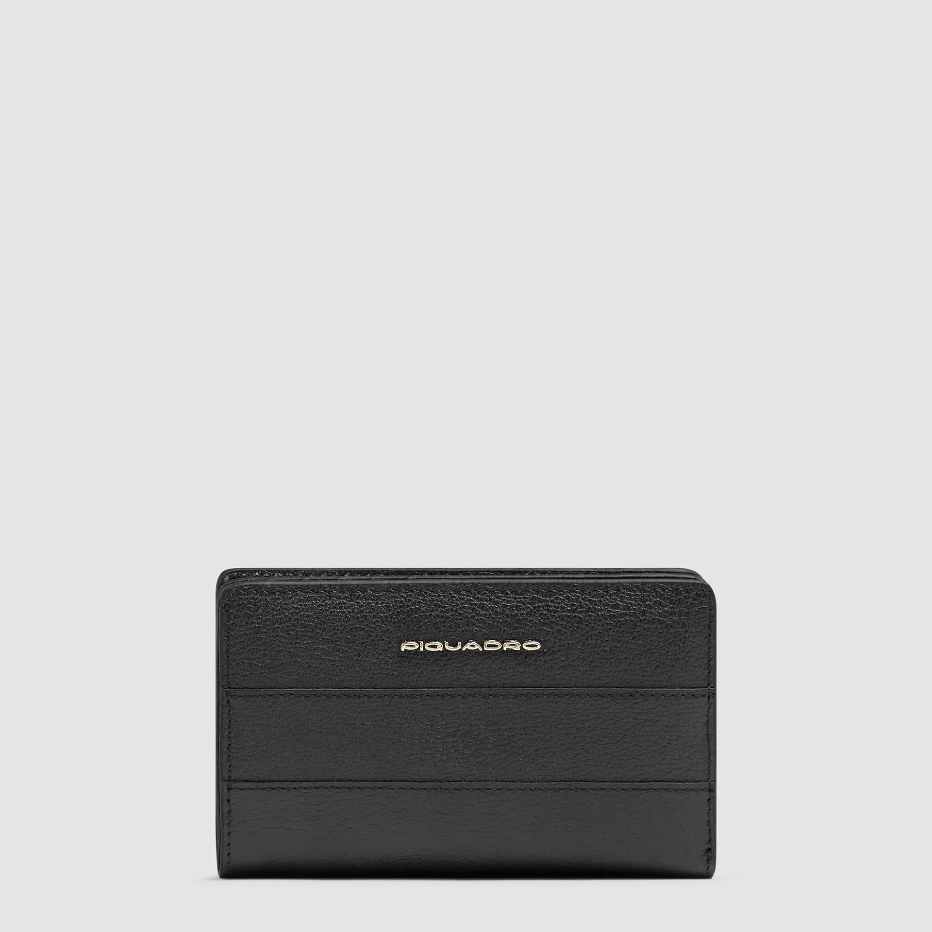 Женский кожаный кошелёк на 10 карт с RFID-защитой Piquadro PD6661W140R/N, чёрныйphoto0