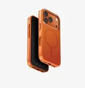 Чехол UNIQ Clario для iPhone 17 Pro, оранжевый (Volt Orange)