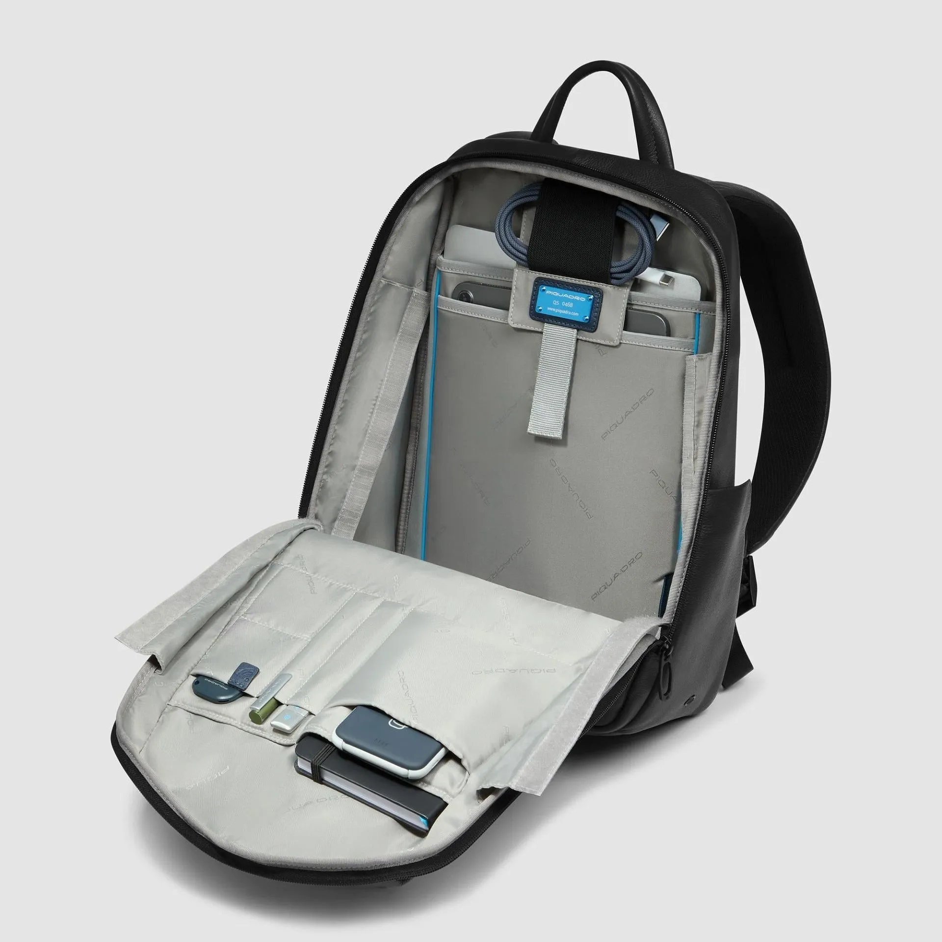 Кожаный рюкзак для ноутбука 14" Piquadro CA6765W137/N, чёрныйphoto4