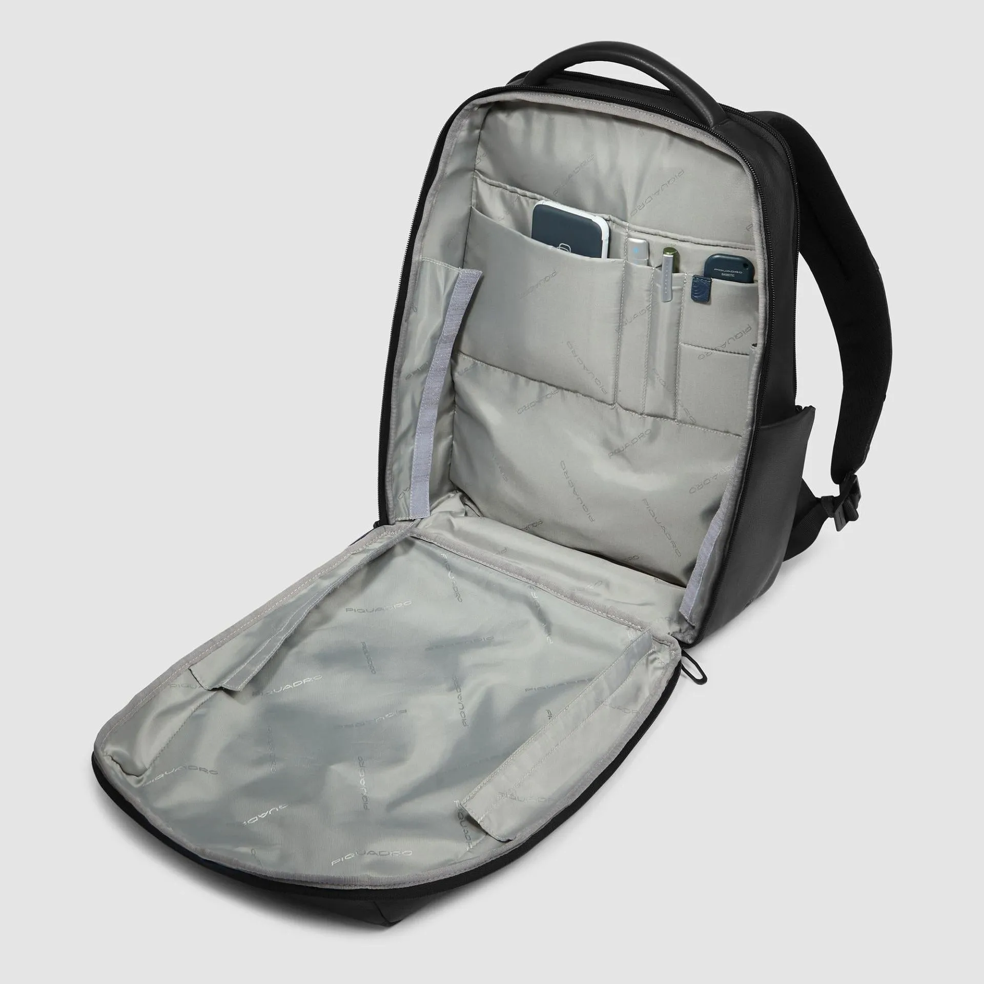 Кожаный рюкзак для ноутбука 14" с RFID-защитой Piquadro CA6766W137/N, чёрныйphoto4