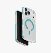 Чехол UNIQ Combat Active для iPhone 17 Pro Max, прозрачный / серый (Frostclear Turquoise)