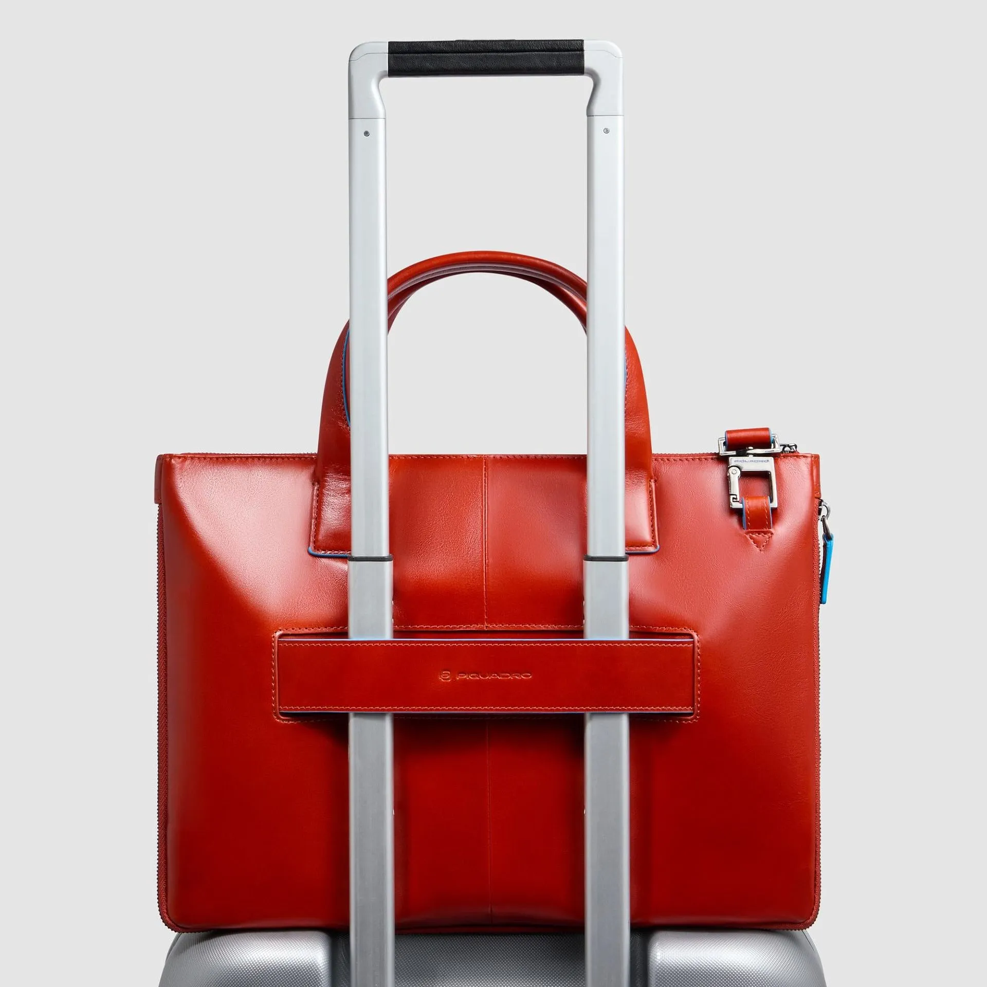 Тонкая кожаная сумка для ноутбука 14" Piquadro CA6857B2/CU4, коричневыйphoto2