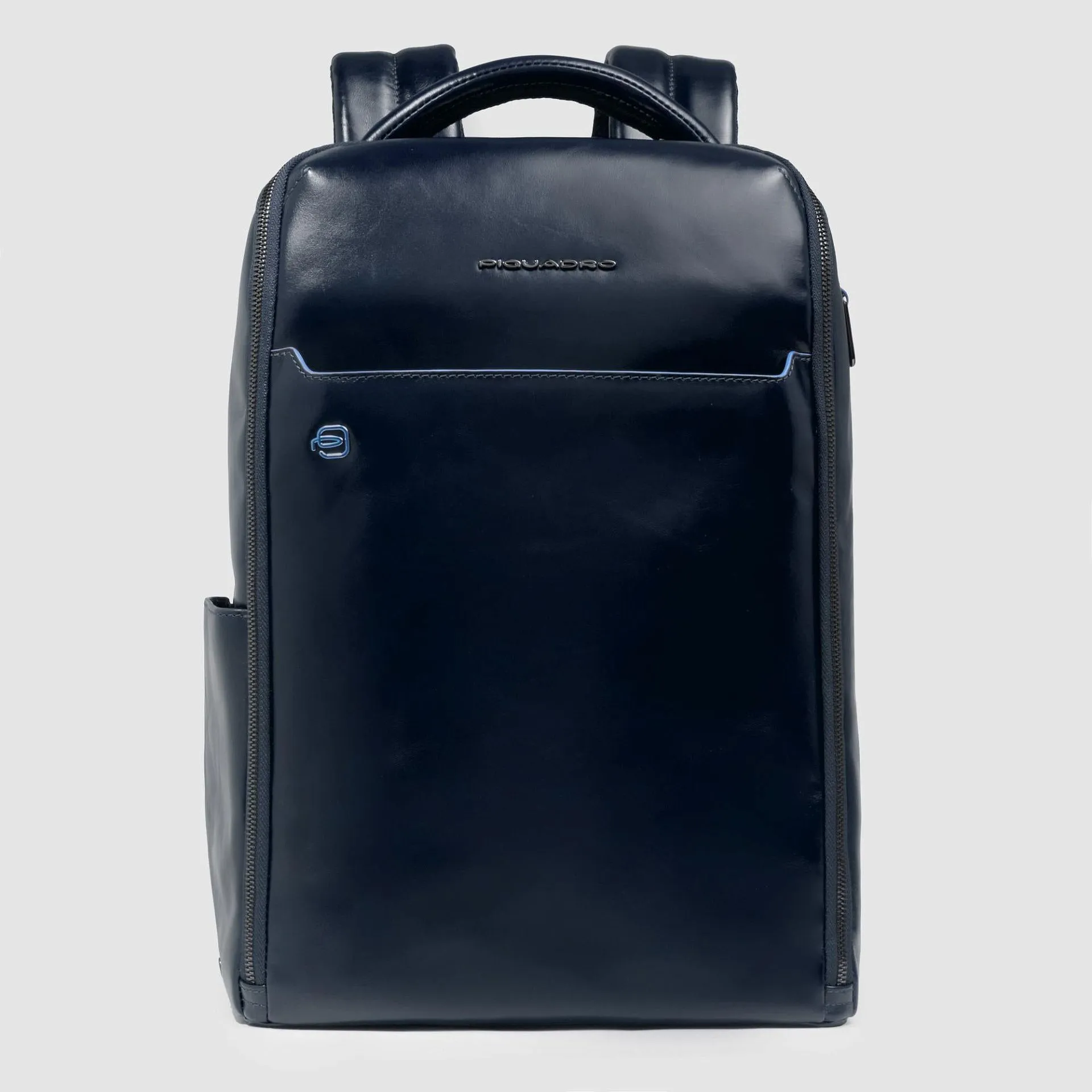 Кожаный рюкзак для ноутбука 14" с защитой RFID Piquadro CA6858B2/BLU2, синийphoto0