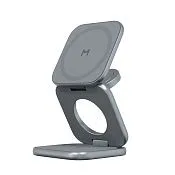 Складное беспроводное зарядное устройство 3 в 1 Magssory Fold Ultra для Apple Midnight