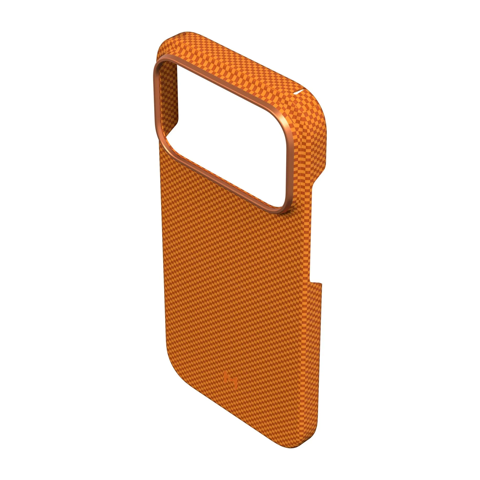 Magssory Aramid Frame Case for iPhone 17 Pro, MagSafe Compatible, оранжевыйphoto3