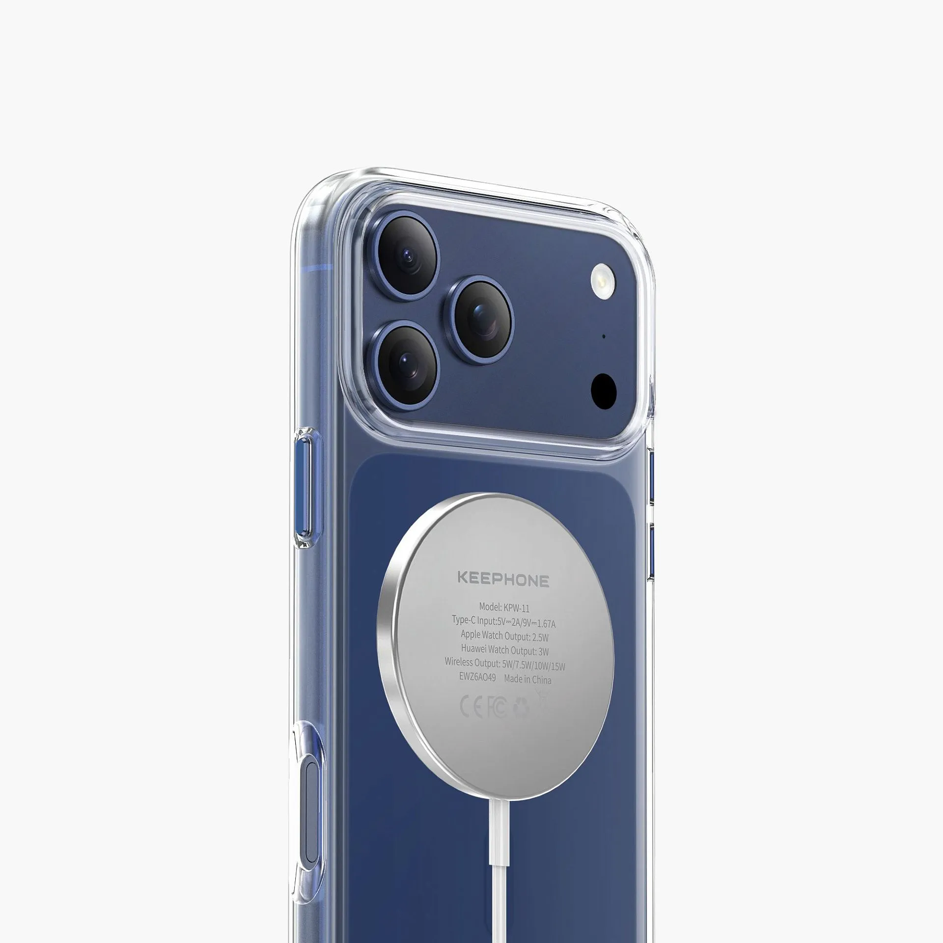 Чехол защитный KEEPHONE REBECCA для iPhone 17 Pro Max / iPhone 18 Pro Max, белыйphoto2